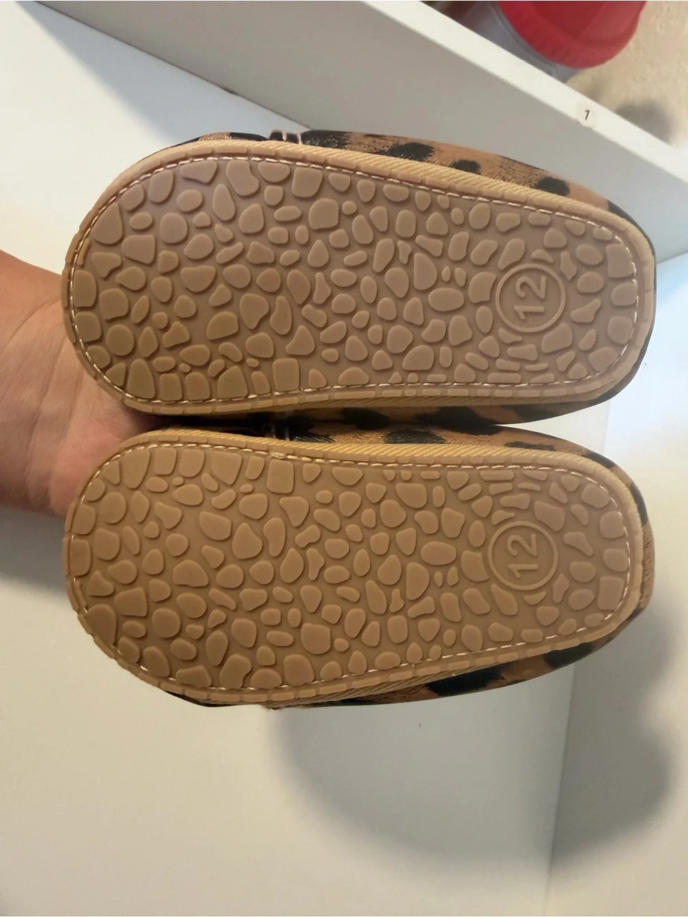 Boutique Cheetah Print Baby Mocassins Oxfords Shoes Size 12 Months